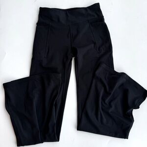 Athleta Girl Black Flare Leggings